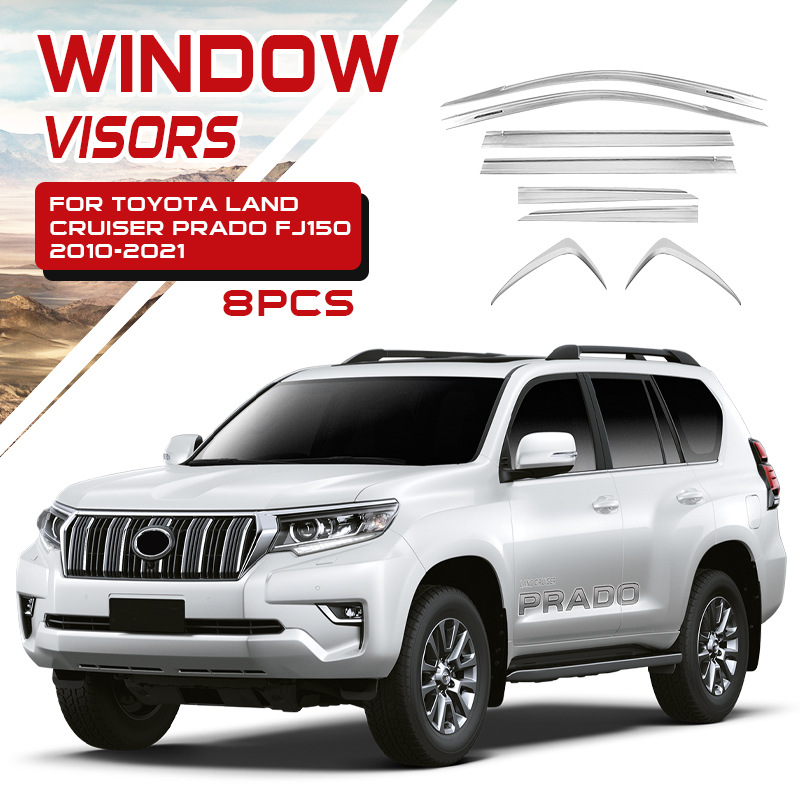 Adecuado para protectores de lluvia y parasoles para ventanas de automóviles Toyota Prado Cruiser LC300 LC200 LC250.