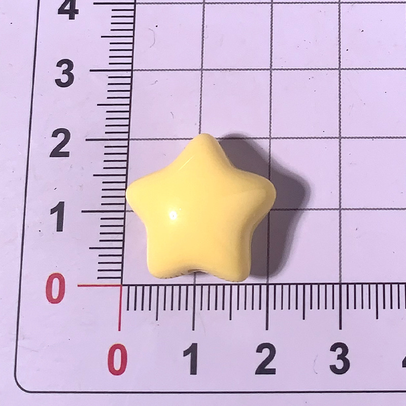 Accesorios de resina de color caramelo penta diy accesorios de cabello abrazaderas de cabello botones de zapatos dulces lindos gordo color penta