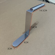 厂家现货不锈钢蛋糕抹刀烘焙工具奶油刮刀直柄弯曲刮板裱花工具
