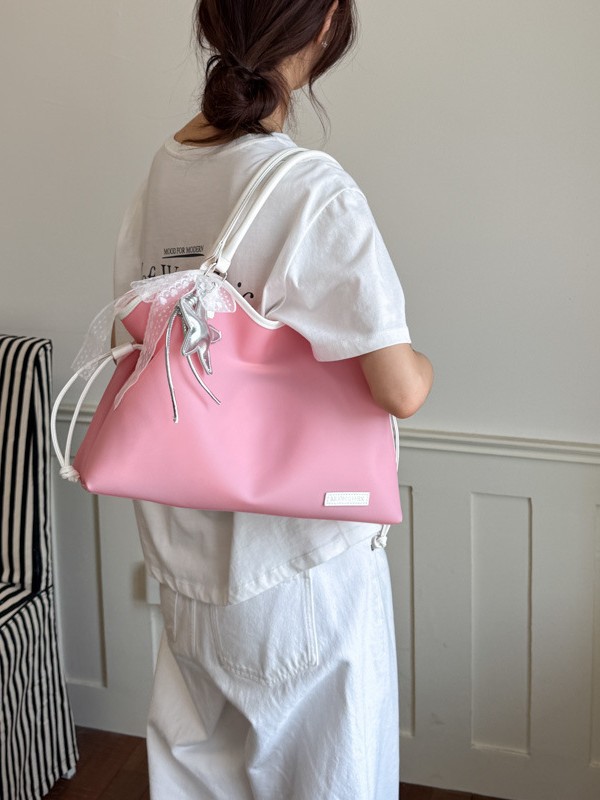 Bolsa de gelatina de gran capacidad para mujeres 2026 verano nuevo estilo coreano de moda bolso de hombro axilar de viaje bolsa de ocio