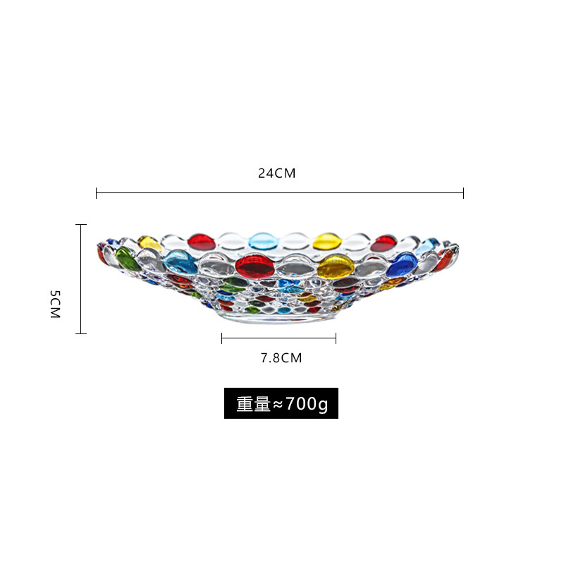 페인트 과일 접시 24cm