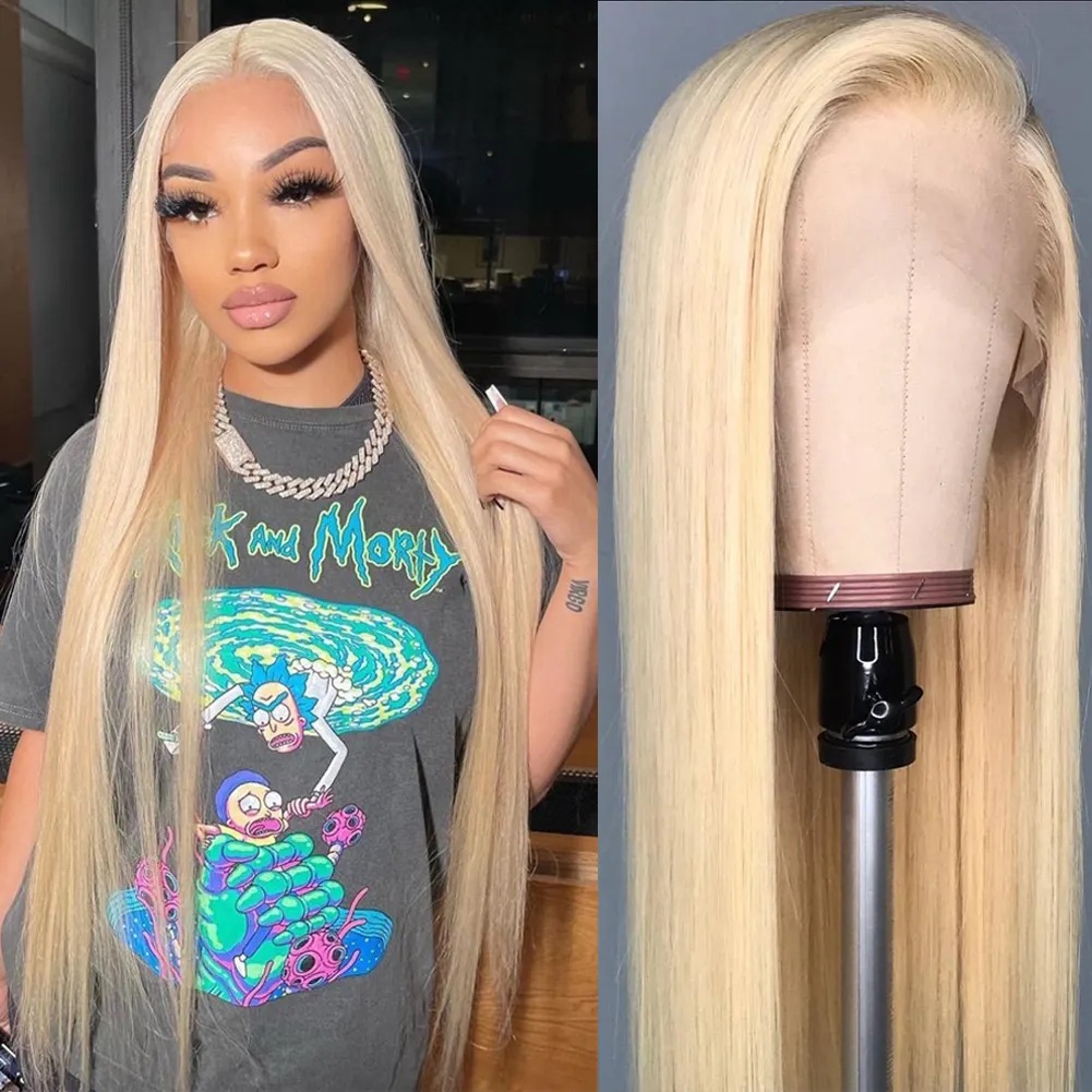 13x4 lace front wigs 613 blonde brazilia...