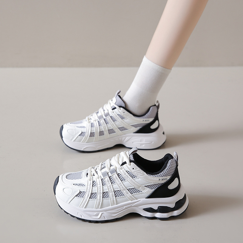 ins韩版新款老爹鞋女2025秋季学生运动跑步鞋休闲鞋厚底增高Y105|undefined