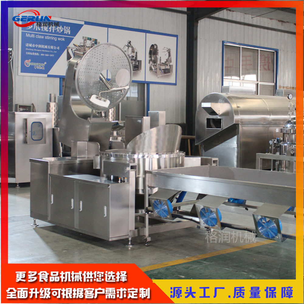 Commercial caramel popcorn machine fully automatic popcorn assembly line popcorn machine processing equipment 3