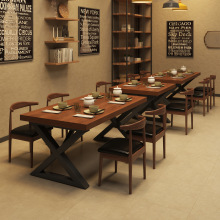 复古酒吧桌椅清吧小酒馆餐厅饭店餐饮小吃店商用咖啡厅店桌子椅子