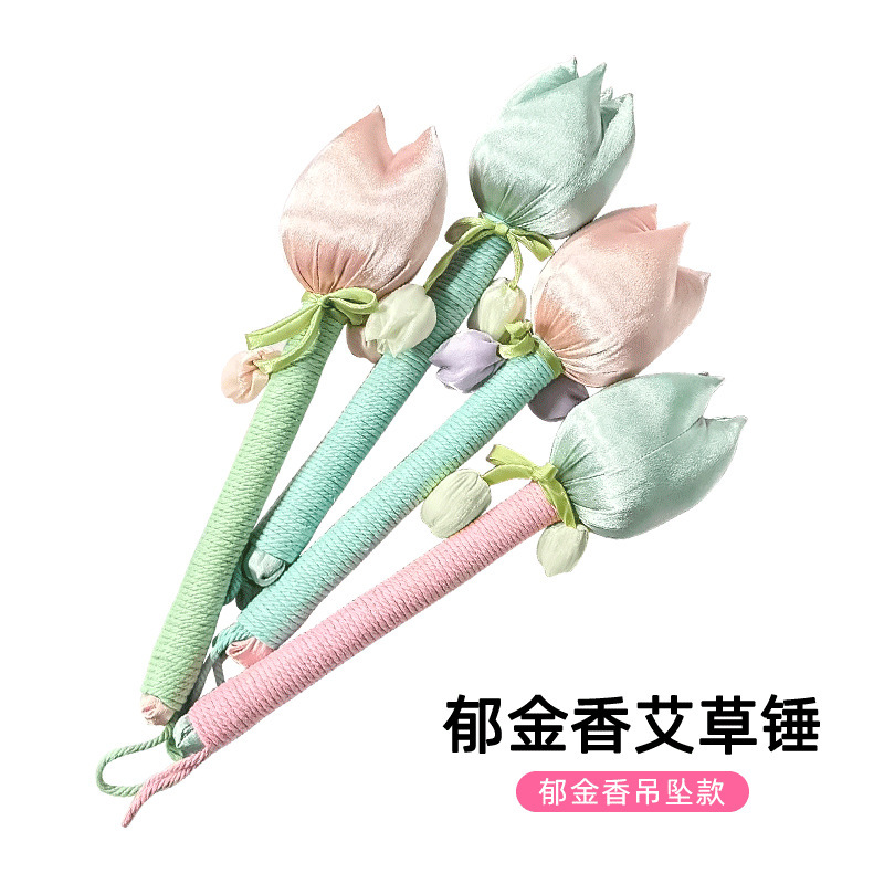 艾草のハンマーのチューリップの灸のハンマーの新型の花びらの艾草のハンマーの多種の色は艾草の養生のハンマーを選んでマッサージしてたたきます。|undefined