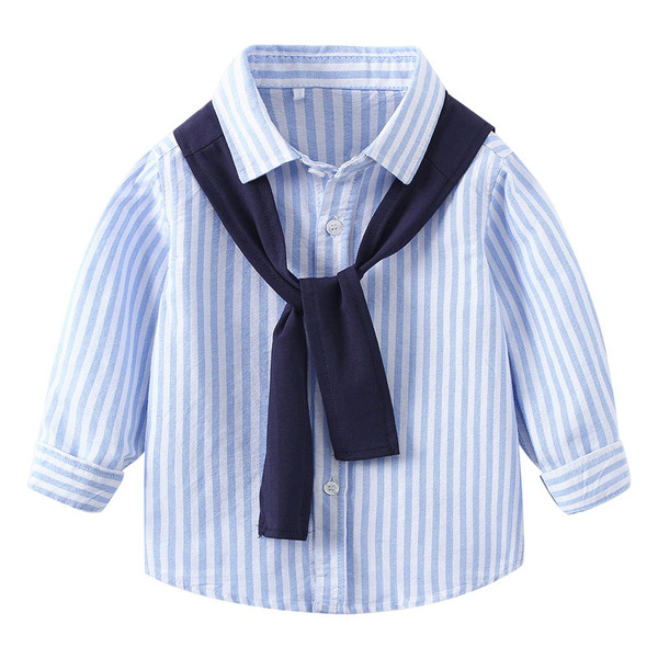 Demi-season comfortable shirt for leisure for boys