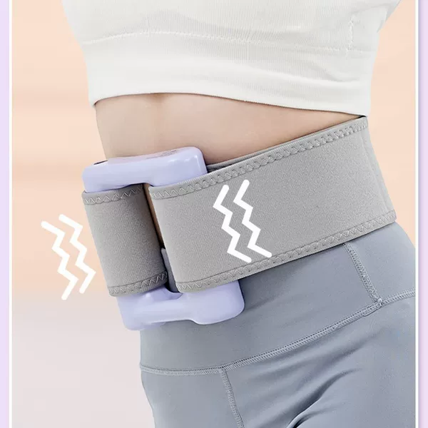 Fascia Ring Belt Fitness Waist Binding Belt Adjustable Fat-burning Slim Belly Band Massage Belt Portable