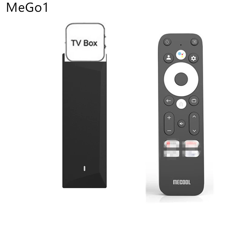 MeGo1 ТВ-приставка, 4K HD, 5G, двухдиапазонный Wi‑Fi, Bluetooth, медиаплеер с голосовым управлением