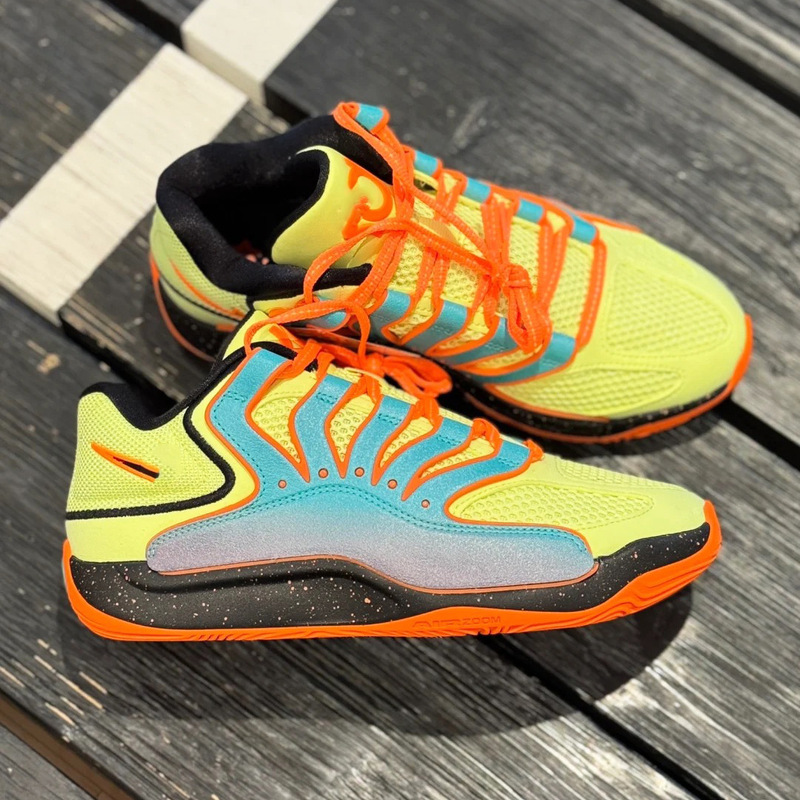 Pure Original Kd18 Basketball Shoes Durant 18Th Generation Breathable Non-Slip Wear-Resistant Practical Sneakers for Men and Women Casual Sports Trendy Shoes