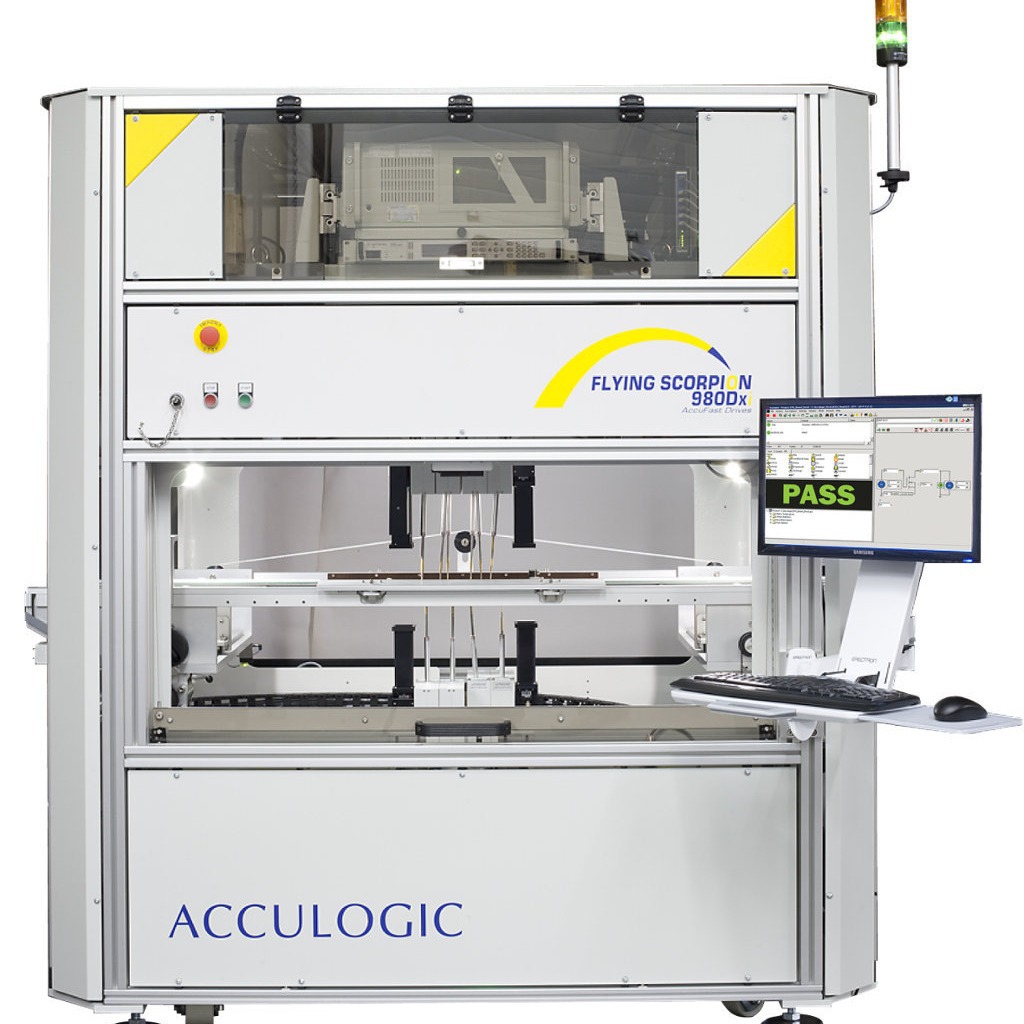 Acculogic flying probe testers