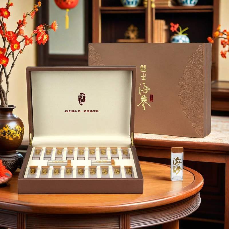 海参礼盒空盒20支一斤装包装瓶10支装盒子大连野生干参包装盒