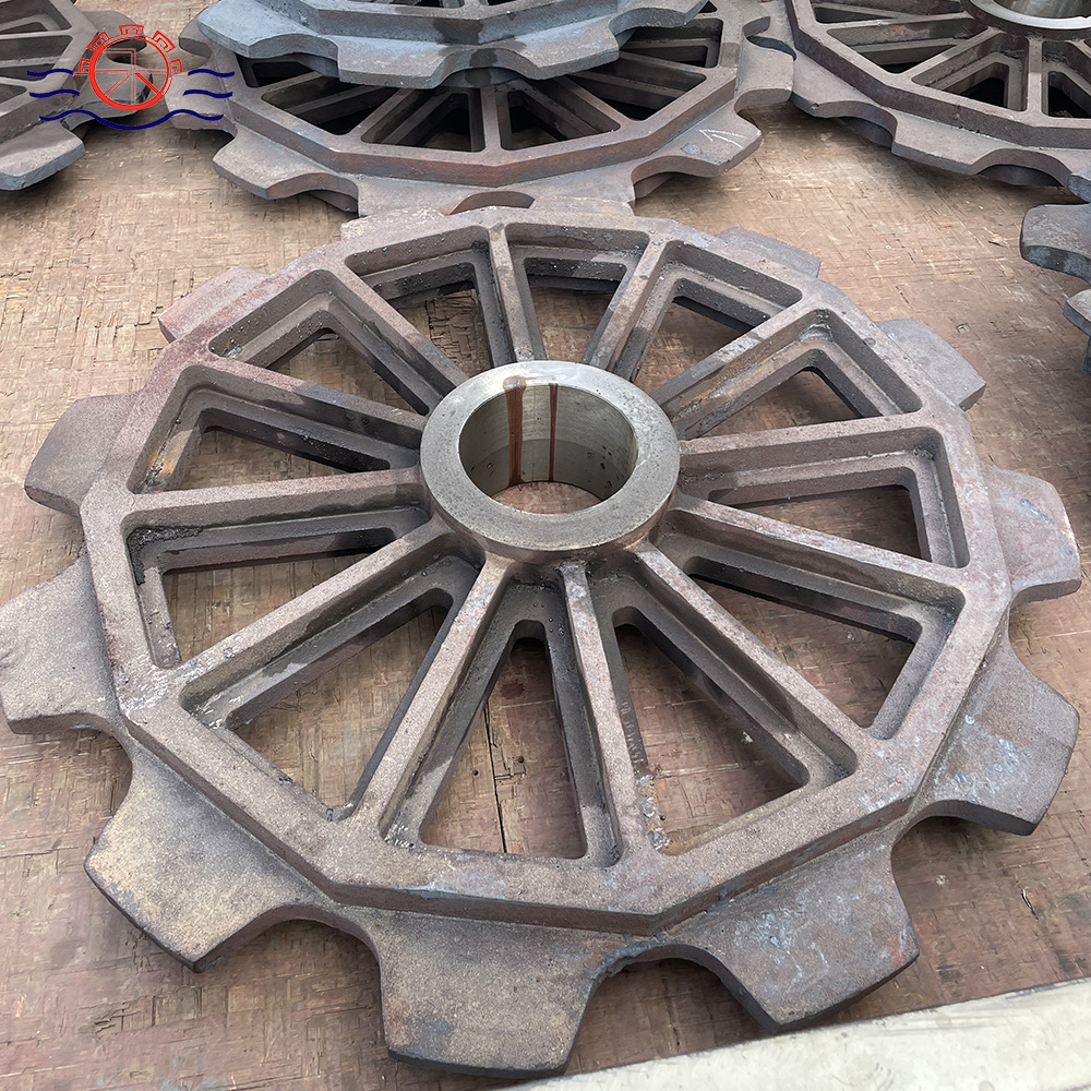 鑫玥永顺锅炉辅机厂家供应各种铸造链轮 主动轮 从动轮