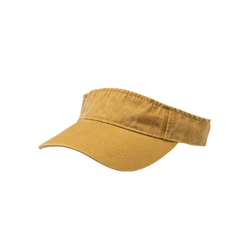 Outdoor Sunshade Blue Tennis Hat Running Bucket Hat for Women Sports Washed Vintage Summer No Brim High Ponytail Hat