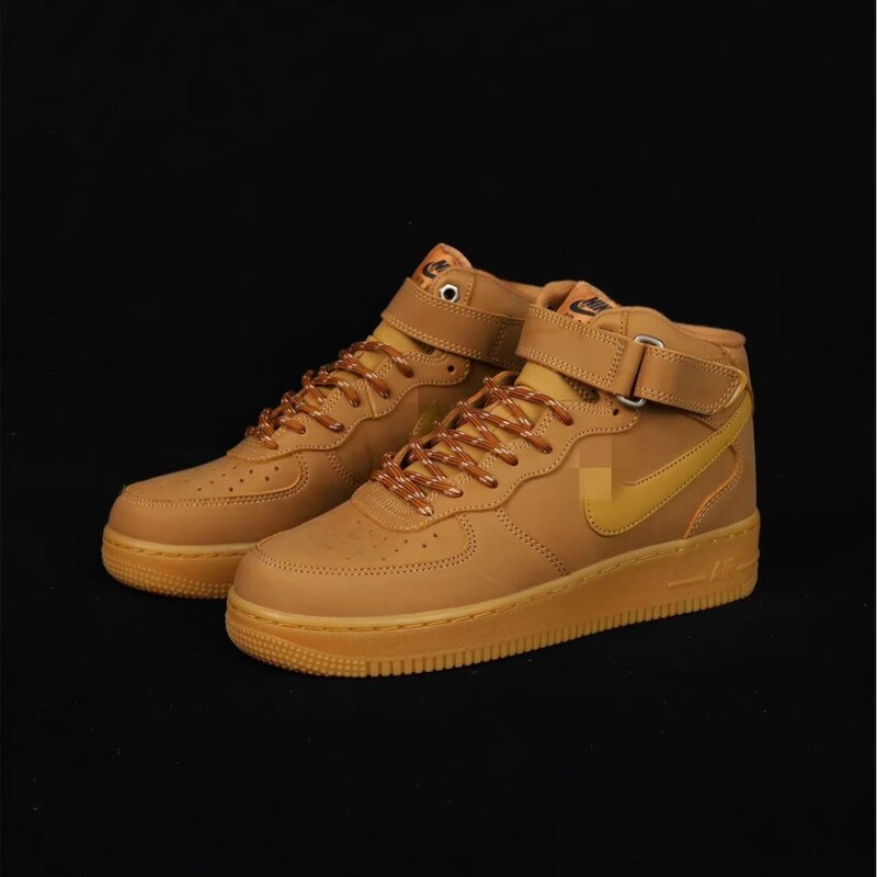 Putian Air Force Af1 High-Top Versatile Thick-Soled Height-Increasing Men's and Women's Sports Sneakers Outdoor Wear-Resistant Fleece-Lined Casual Shoes