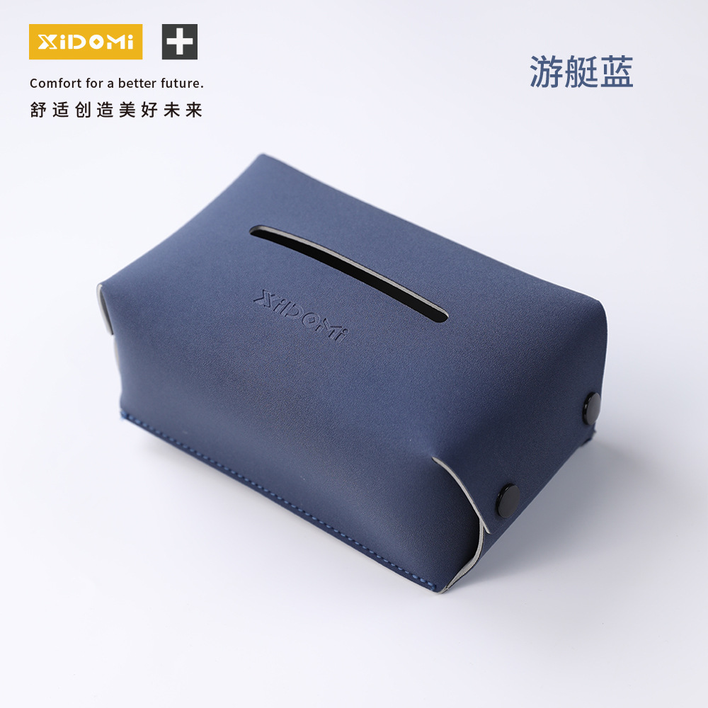 Supplies Multifunctional Headrest | Car tissue box/set - blue