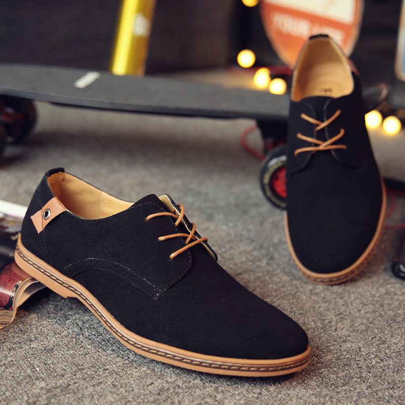 2026 Spring Men's Casual Leather Shoes Large Size Men's Shoes Suede Trendy Shoes Dropshipping Amazon Foreign Trade Shoes 2026 Spring Men's Casual Leather Shoes Large Size Men's Shoes Suede Trendy Shoes Dropshipping Amazon Foreign Trade Shoes