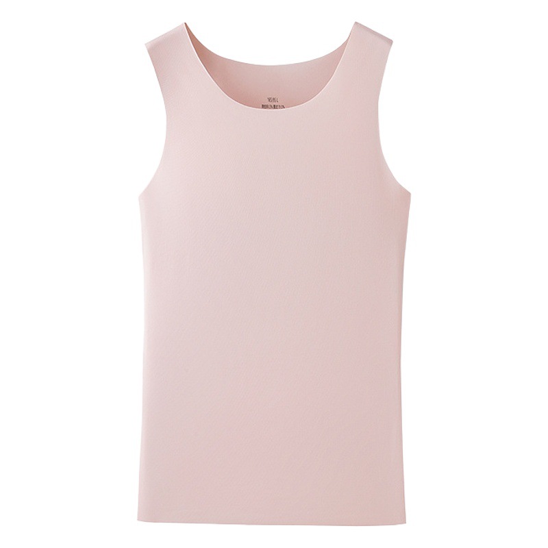 [Boutique de viaje] Nuevo chaleco casual de primavera y verano de seda de hielo de doble cara para mujer sin costuras camiseta delgada sin mangas