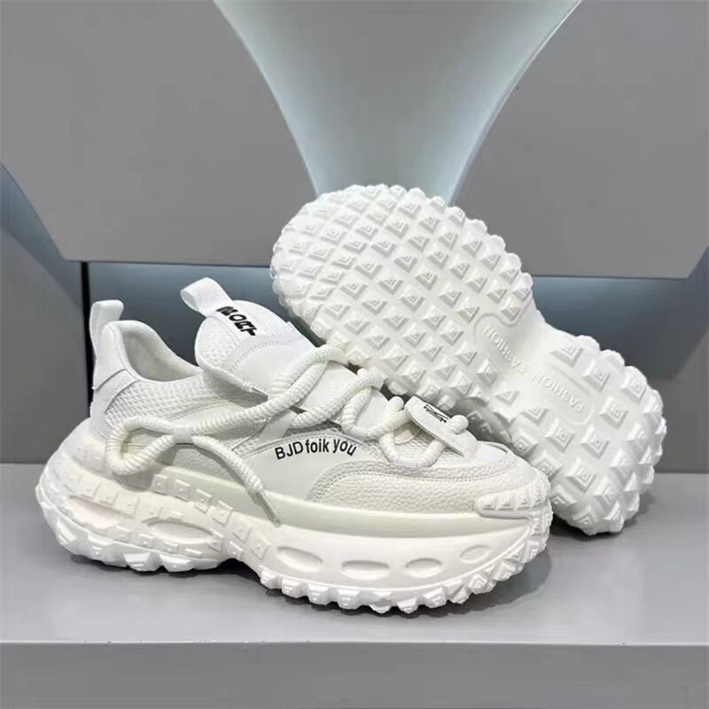 Torre Shoes Men's Spring and Autumn Men's Shoes Mesh Breathable sneaker Ins Korean-style Light Luxury All-match Height-increasing Casual Shoes Trendy