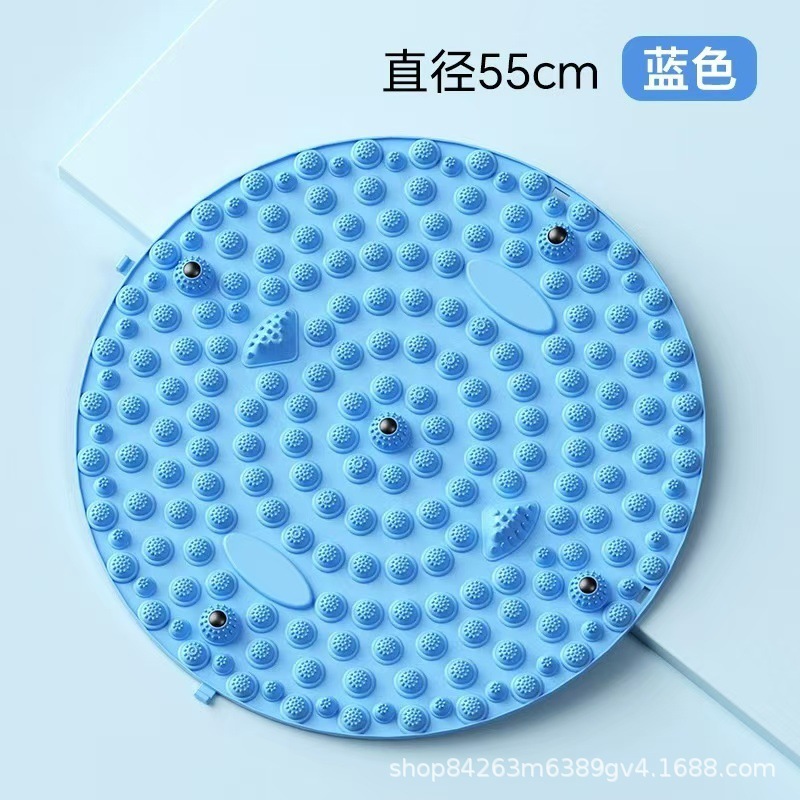 指圧マット 家庭用 足裏マッサージ ランニングマット 足裏マッサージパッド 厚手 丸型 足マッサージパッド 指フィットネス 磁石入り 厚手|undefined