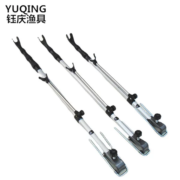 Fishing Aluminum Alloy Turret Bracket Three-Section Four-Section Fishing Rod Bracket Retractable and Positionable Fishing Rod Bracket