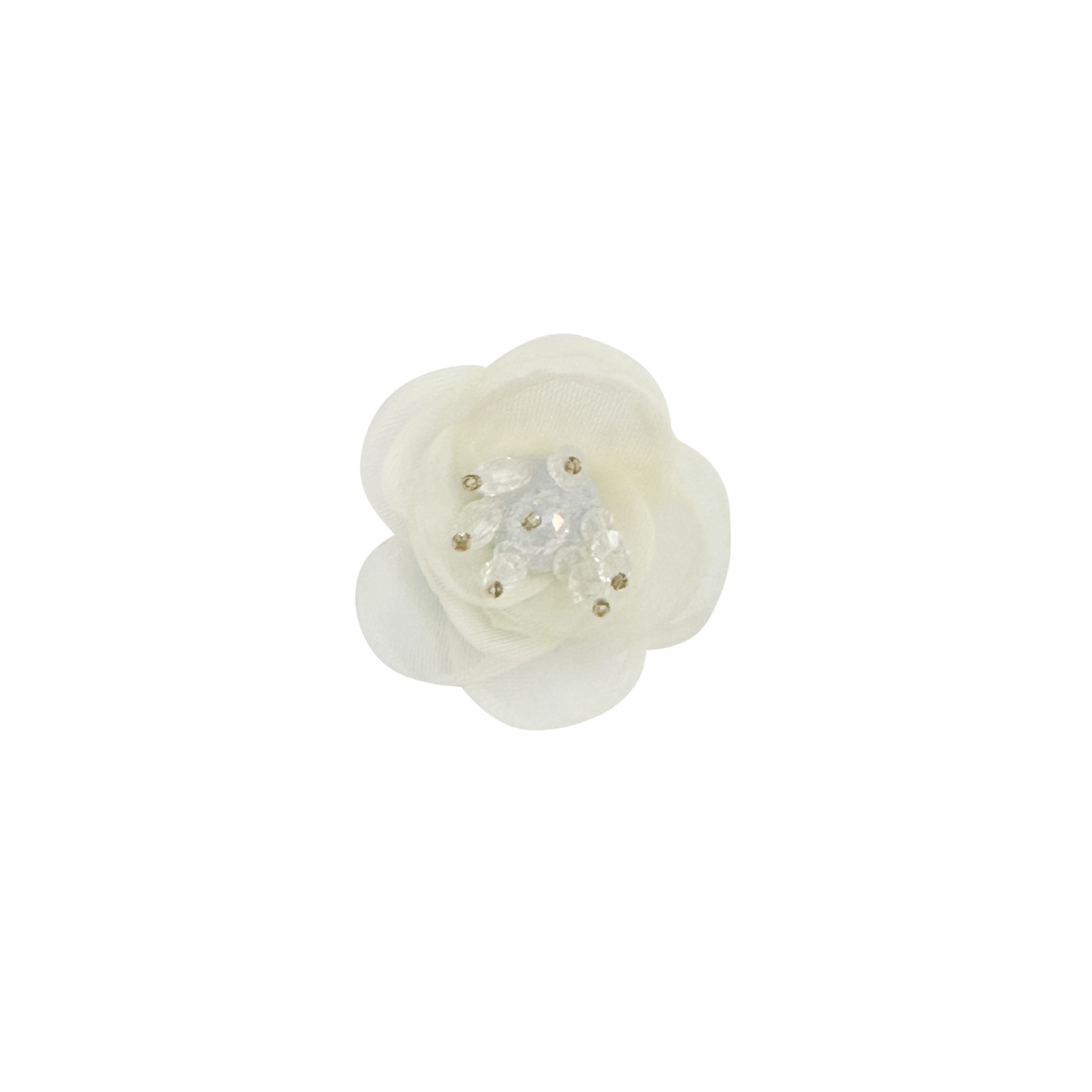 Adornos florales tridimensionales con incrustaciones de diamantes de imitación, decoraciones de moda versátiles multicolor, accesorios para el cabello hechos a mano, accesorios de vestir. image 7