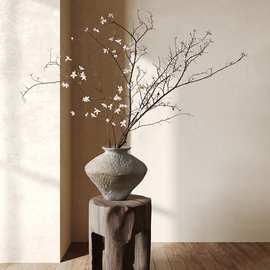 仿真花高级感逼真客厅轻奢装饰宋氏美学中古餐桌花艺摆件