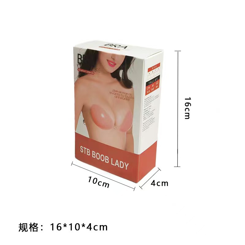 Pegatinas de pecho al por mayor en stock nuevas pegatinas de pecho de silicona Grandes pegatinas de pecho push up engrosada soporte superior sujetador transparente sujetador de silicona