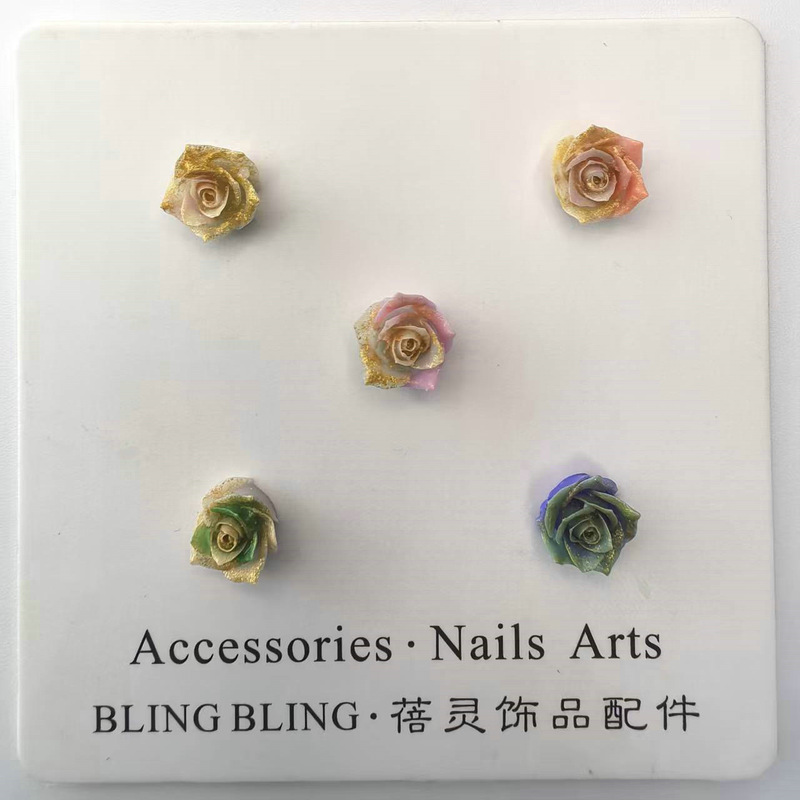Soft Flower Trinkets, Nail Art Accessories, DIY Accessories, Wholesale Wearable Nails, Nail Art Cross-Border Manufacturers Wholesale