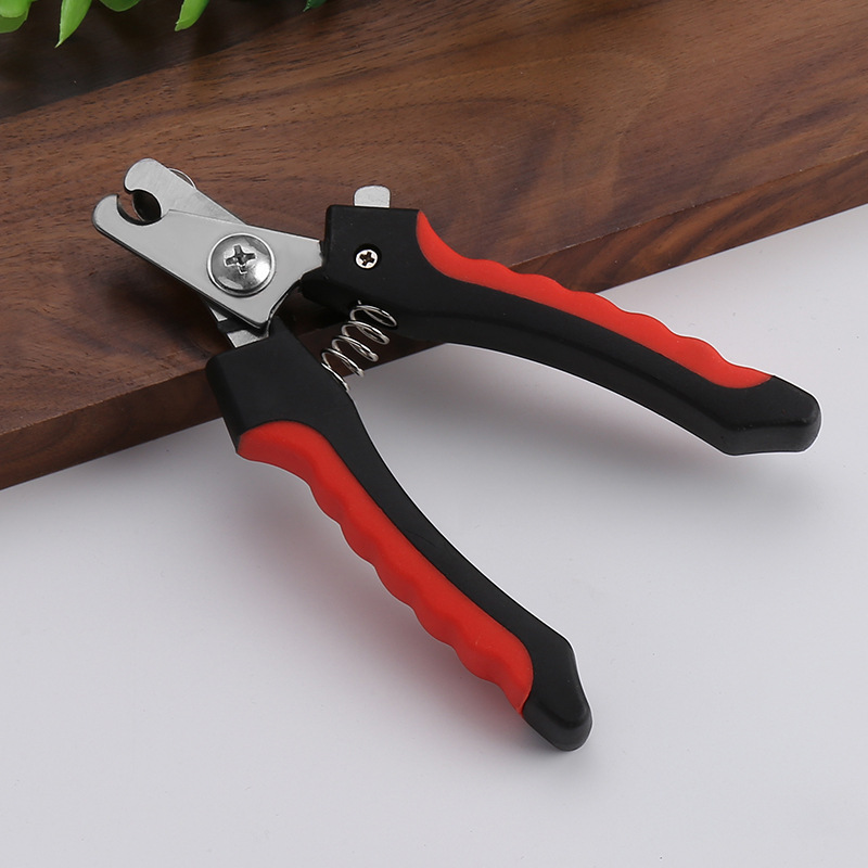 Transfronteriza en stock tijeras de uñas para mascotas profesional de acero inoxidable herramientas de manicura de belleza alicates de Nariz de águila suministros de limpieza para mascotas