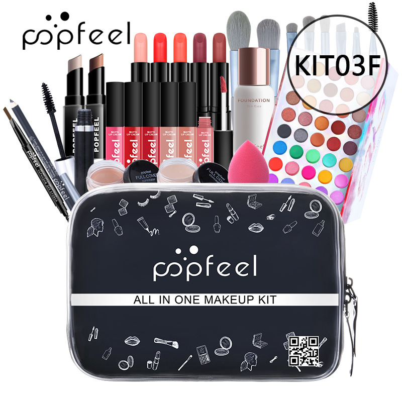 1000g Weight Makeup Set Type Of Cosmetics Paste Material Multicolor Pattern Elegant, Glam, Punk Style Elegant Glam Punk Multicolor Paste Makeup Set 45