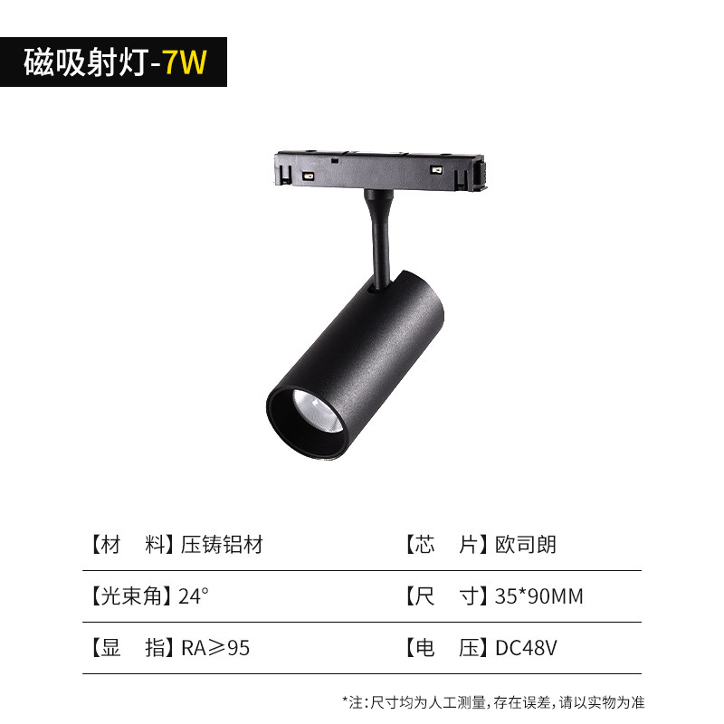 Magnetic spotlight 7w