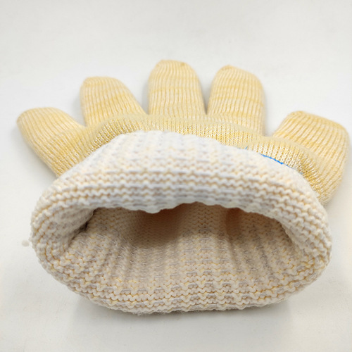 Source manufacturer aramid high temperature resistant gloves microwave oven anti-scalding heat insulation baking resistant fire-resistant labor protection gloves