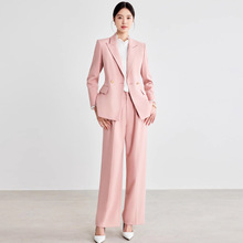 艾尚臣职业套装女士高级感长袖西装工作服职场通勤女神范西服套裤