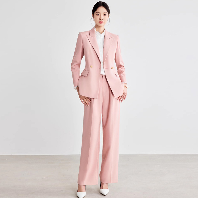 Ai Shangchen Professional suit Women's Advanced Sense Long-sleeved Suit Work Clothes Workplace Commuter Goddess Fan Suit Pants