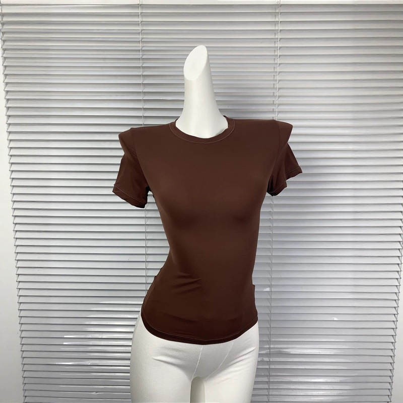 Internet Celebrity Kim's New S Fits Everybody Kim Kardashian Slim Round Neck Short-Sleeved T-Shirt