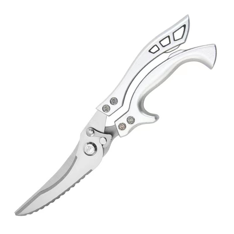 Tijeras de acero inoxidable Tijeras de cocina Tijeras afiladas multifuncionales Tijeras para el hogar Accesorios para alimentos Tijeras para huesos de pollo de cocina