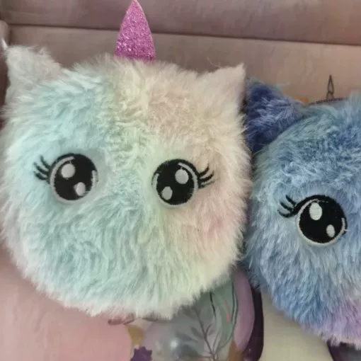 Creative New Cartoon Coin Purse Children's Cat Plush Cute Coin Purse Key Pendant Bag Card Storage Bag