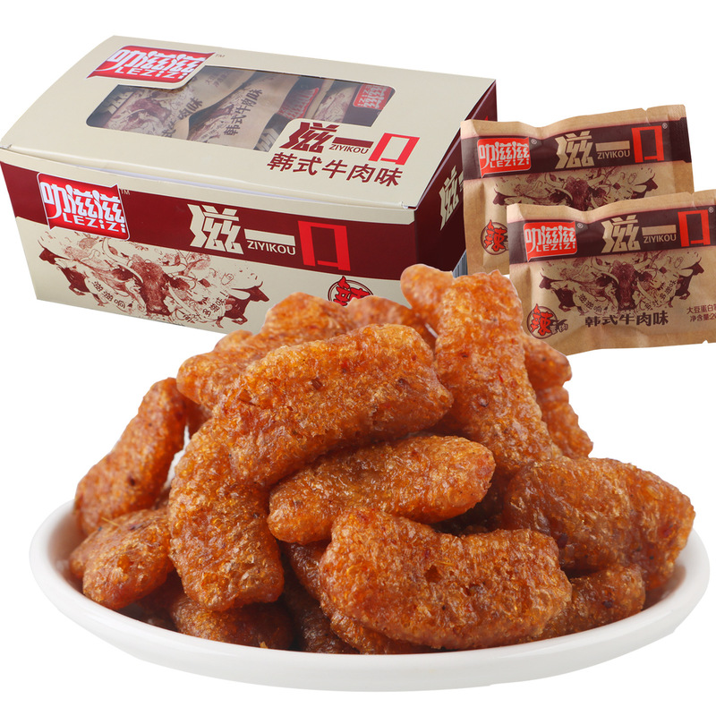 Delicious Bite-Sized Mushroom and Beef Vegetarian Soy Products Protein Korean-Style Vegetarian Beef Small Package Snack for Foodies Delicious Bite-Sized Mushroom and Beef Vegetarian Soy Products Protein Korean-Style Vegetarian Beef Small Package Snack for Foodies