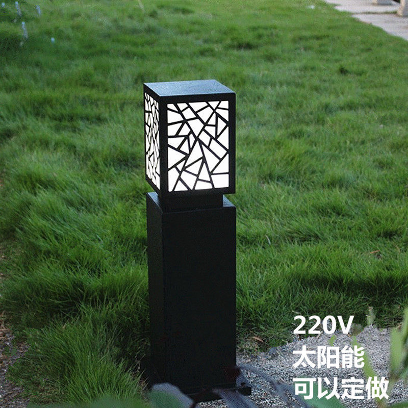 Paisaje lámpara de césped jardín al aire libre lámpara de columna baja lámpara de jardín lámpara de césped LED lámpara de aluminio iluminación de jardín parque