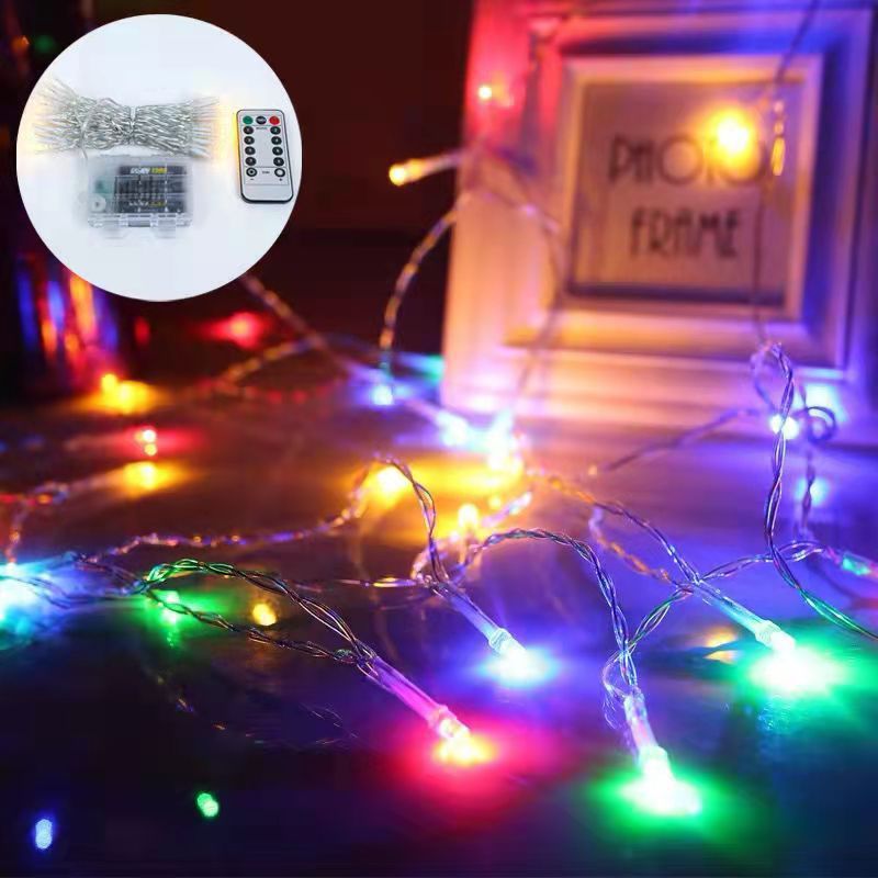 スポットled電池ボックスライトストリングリモコン8機能usbカラーライト花クリスマスギフトボックス装飾ledフラッシュライト|undefined