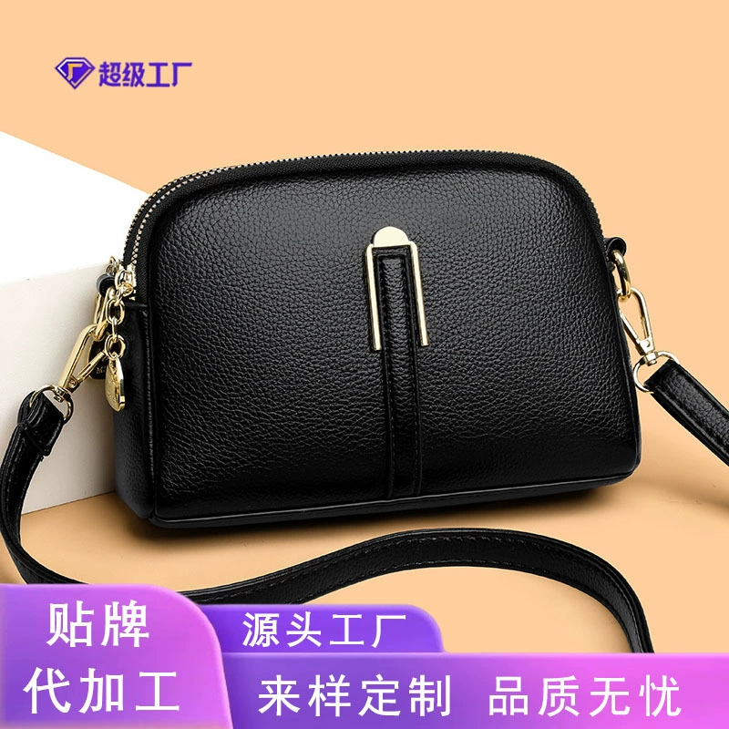 Ретро текстурная маленькая квадратная сумка Летняя женская сумка через плечо простая дикая сумка через плечо премиум-ощущение трансграничная сумка через плечо