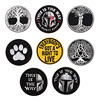 New Spot fashion Embroidery Velcro Mature man clothing Bag patch accessories Decorative stickers