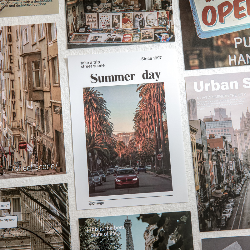 Sr. Material de papel libro artista anónimo serie ins estilo artístico diario bricolaje decoración base material Collage