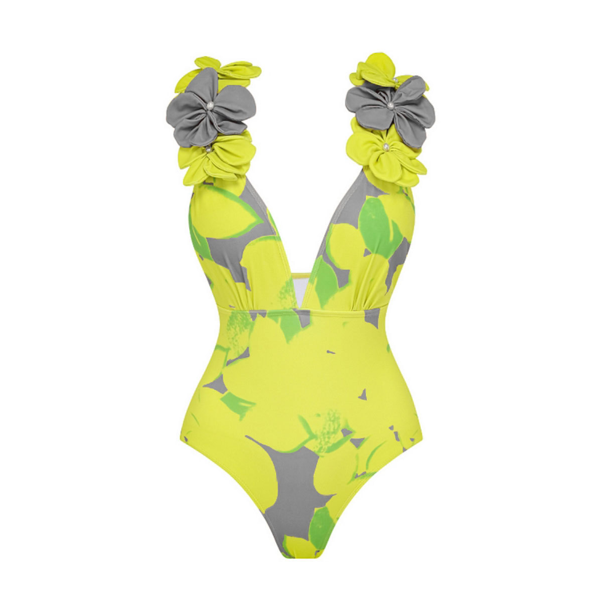 Women's Sexy Ditsy Floral 2 Pieces Set One Piece Swimwear display picture 2