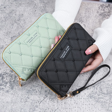 韩版2023新款手拿钱包女式长款拉链多功能百搭皮夹大容量手机钱夹