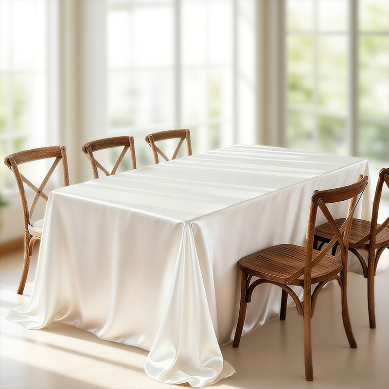 Pure white - (huaxia thickened glossy satin) / 120*160cm