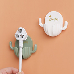 Plug hook without punching creative socket power cord kitchen socket storage rack mobile charging cable storage rack