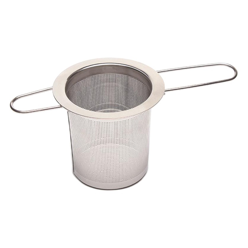 Suministro directo de fábrica fabricante de té 304 colador de té de acero inoxidable simple plegable juego de té binaural accesorios gran cantidad en stock