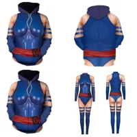 Новый костюм для косплея Marvel X-Men Spirit Butterfly для взрослых и детей, комбинезон, толстовка, вечерние ролевые игры